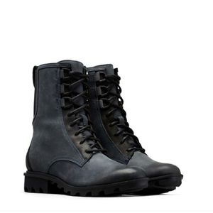 NEW • Sorel • Phoenix Combat Boots Navy